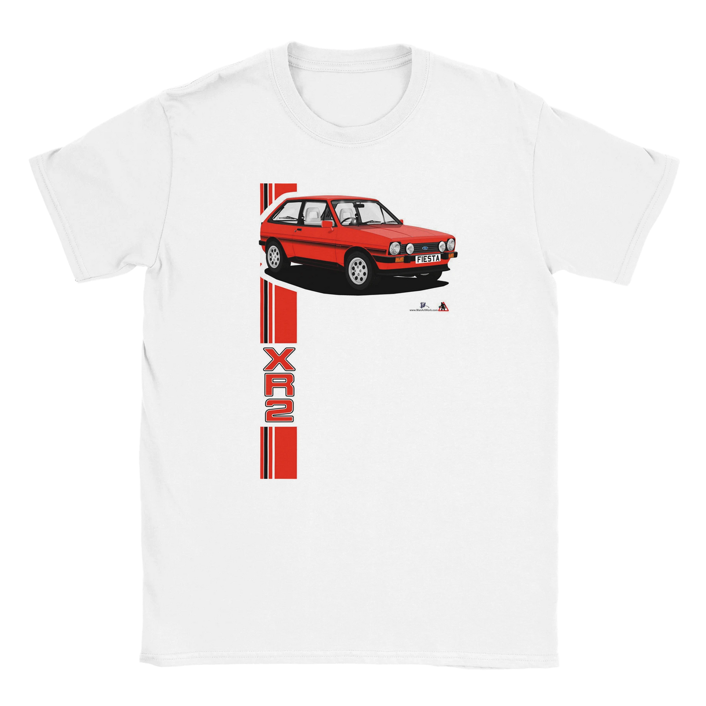Ford Fiesta Mk1 XR2 in Red T Shirt