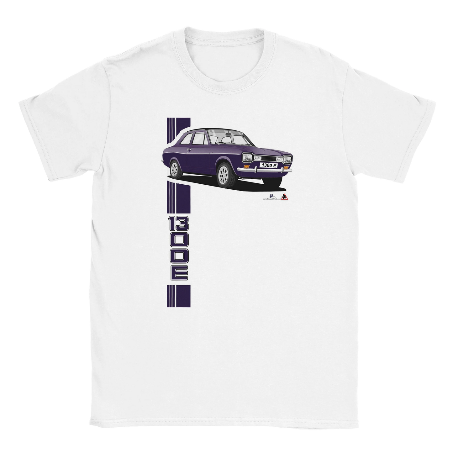 Ford Escort Mk1 1300E in Purple T Shirt