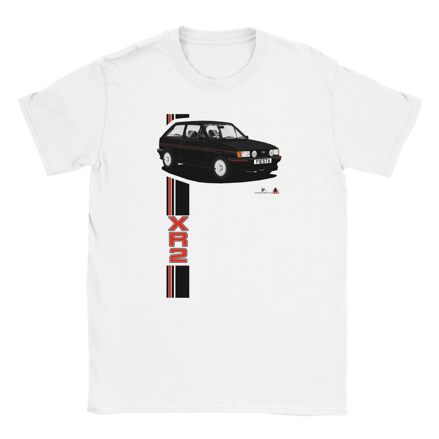 Ford Fiesta Mk2 XR2 in Black T Shirt