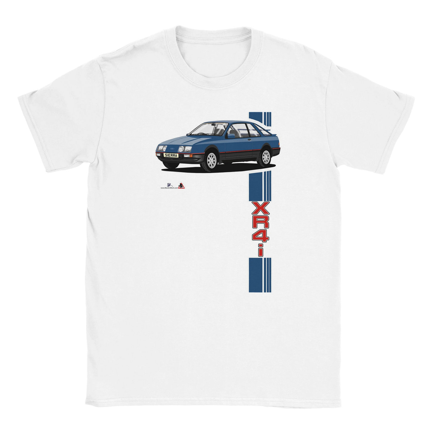 Ford Sierra XR4i in Blue T Shirt