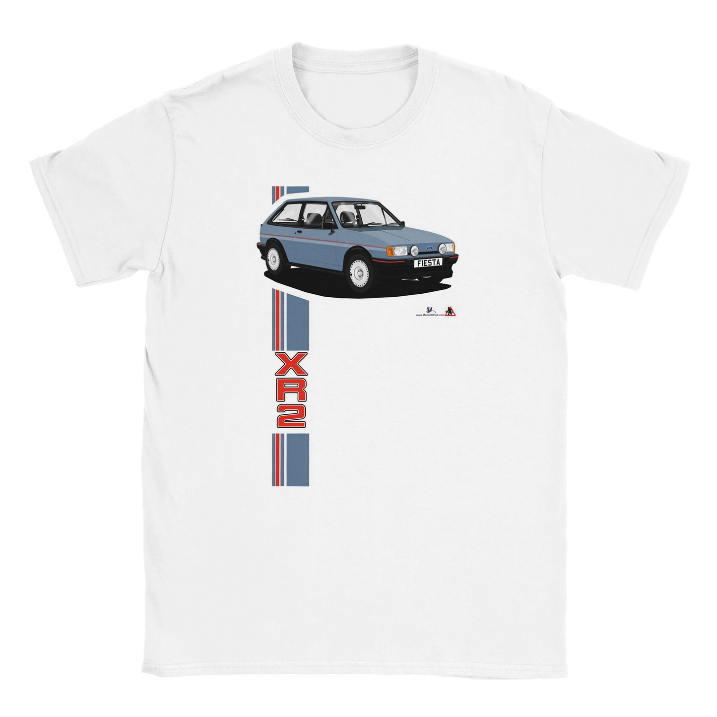 Ford Fiesta Mk2 XR2 in Blue T Shirt