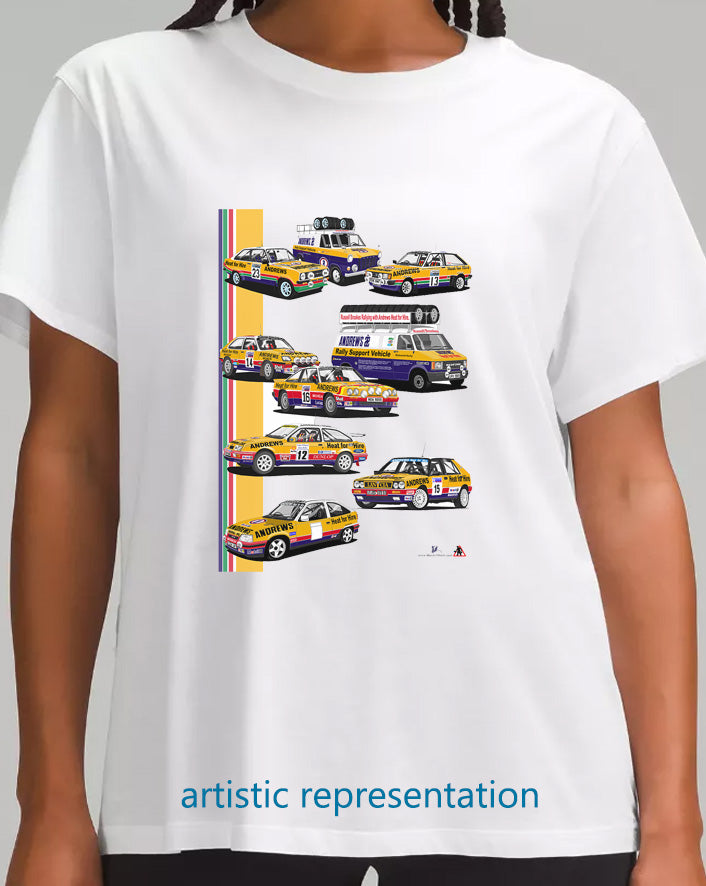 Andrews Heat for Hire Collection Rally T Shirt