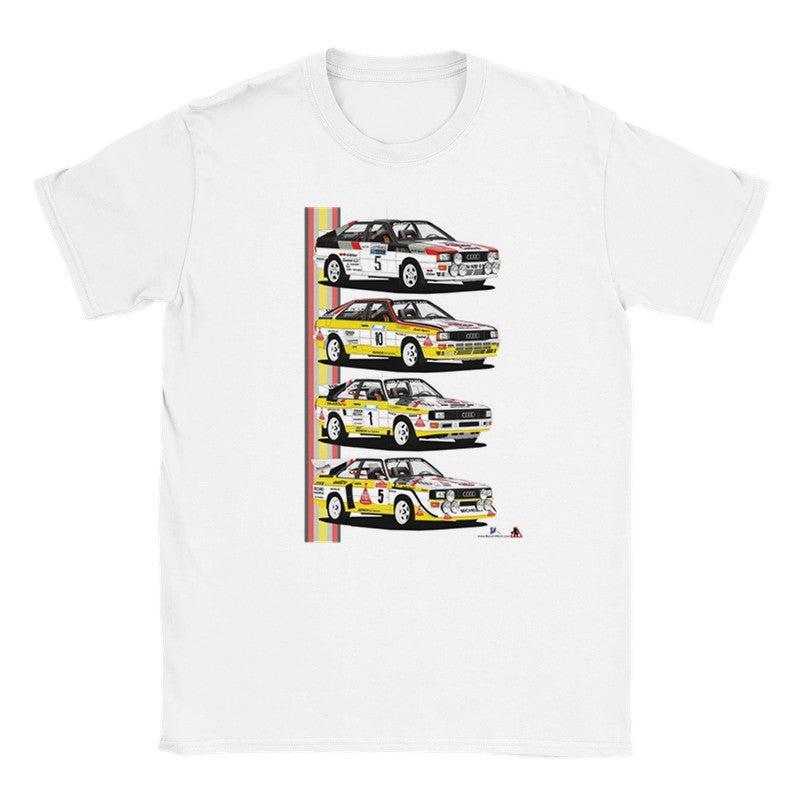 Audi Quattro Evolution Rally T Shirt