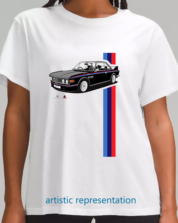 BMW CSL E9 "Batmobile" in Black T Shirt