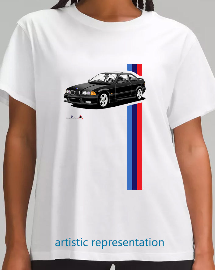 BMW M3 E36 in Black T Shirt