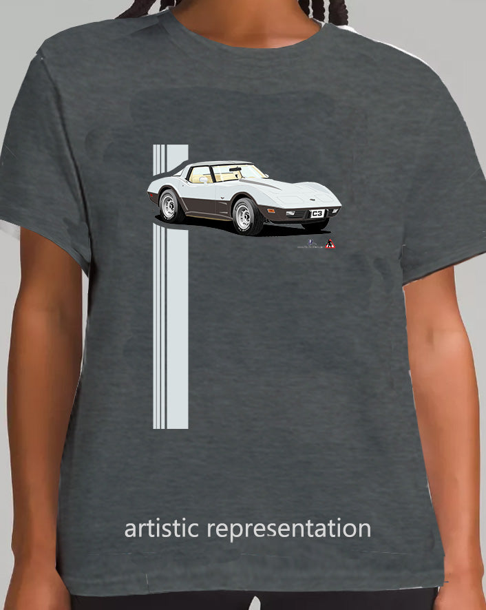 Chevrolet Corvette C3 25th Anniversary Art T Shirt