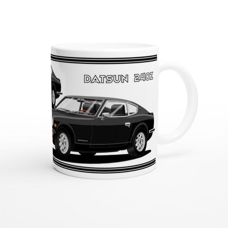 Datsun 240Z in Black Art Mug