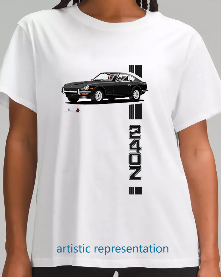 Datsun 240Z in Black T Shirt
