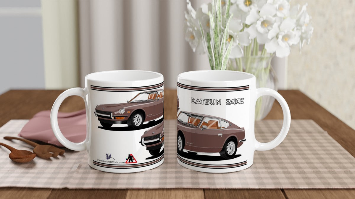 Datsun 240Z in Bronze Art Mug