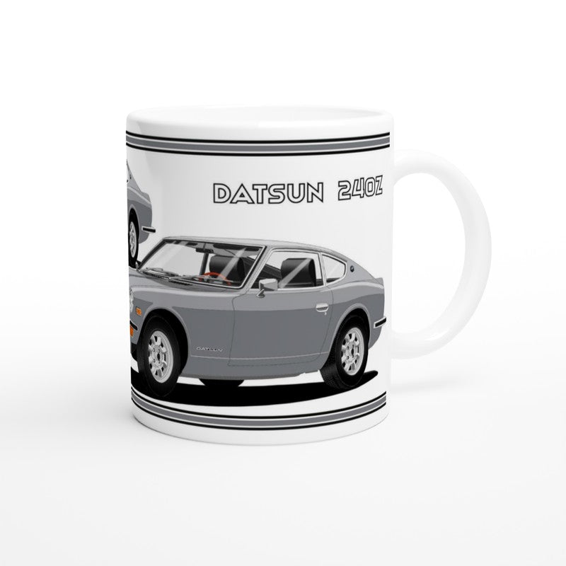 Datsun 240Z in Silver Art Mug