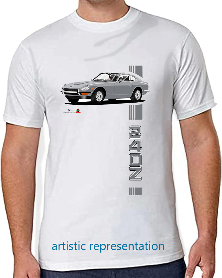 Datsun 240Z in Silver T Shirt