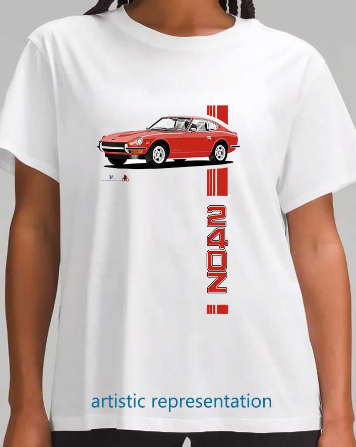 Datsun 240Z in Red T Shirt