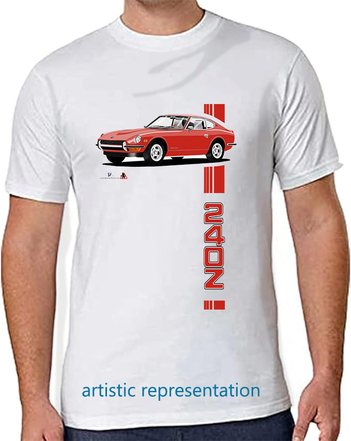Datsun 240Z in Red T Shirt