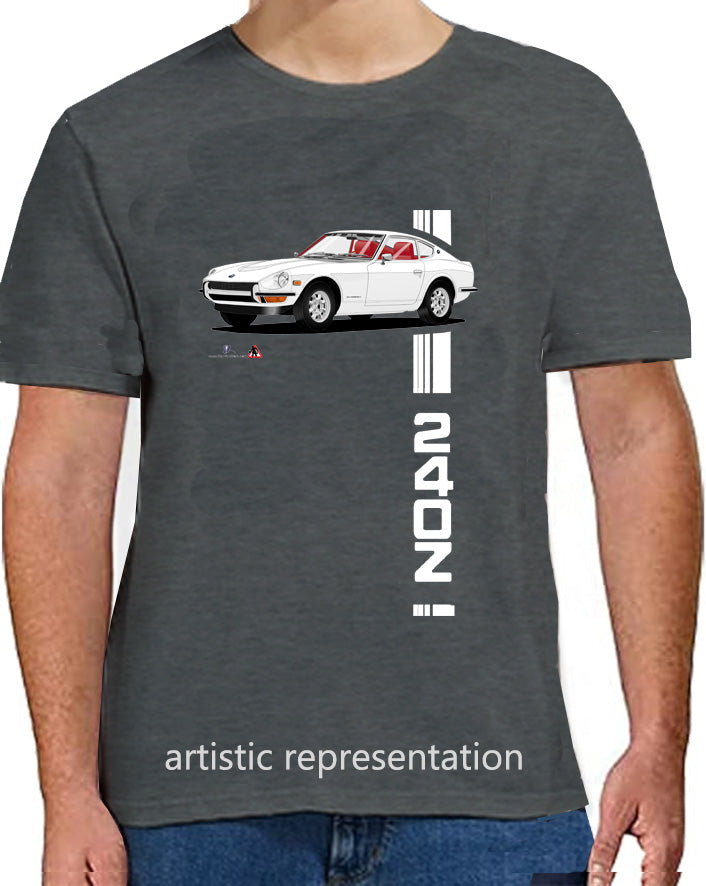 Datsun 240Z in White T Shirt