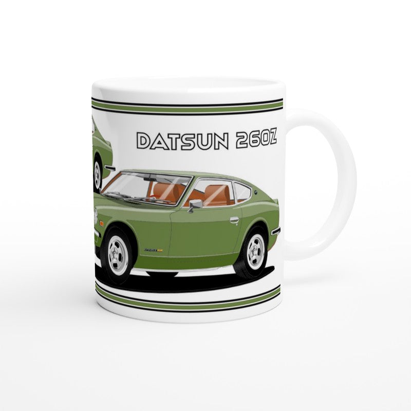 Datsun 260Z in Green Art Mug