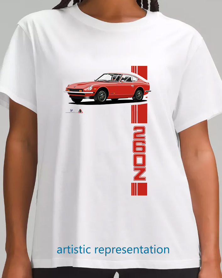 Datsun 260Z in Red Art T Shirt