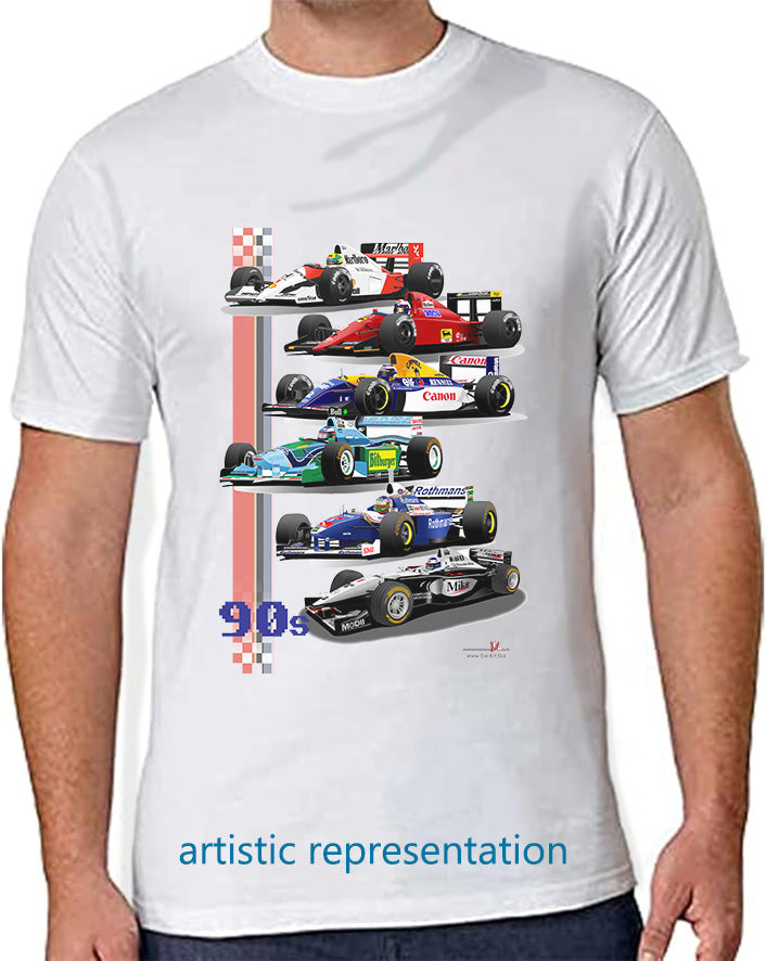 F1 Motor Racing 1990s T shirt