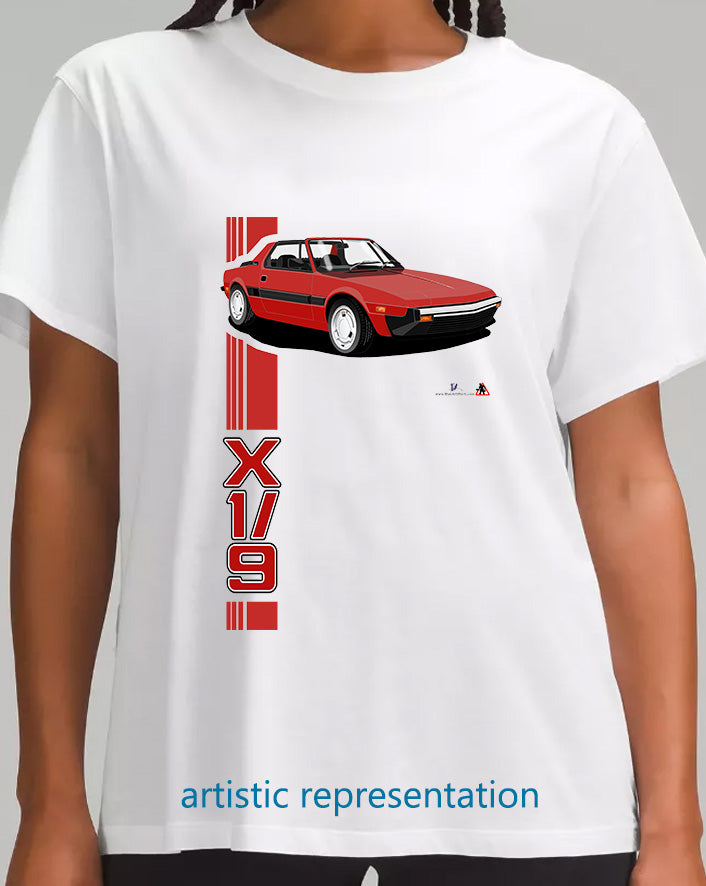 Fiat X1/9 facelift in Red T Shirt