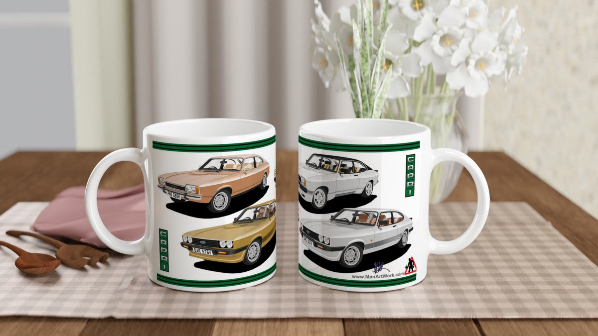 Ford Capri Professionals Art Mug