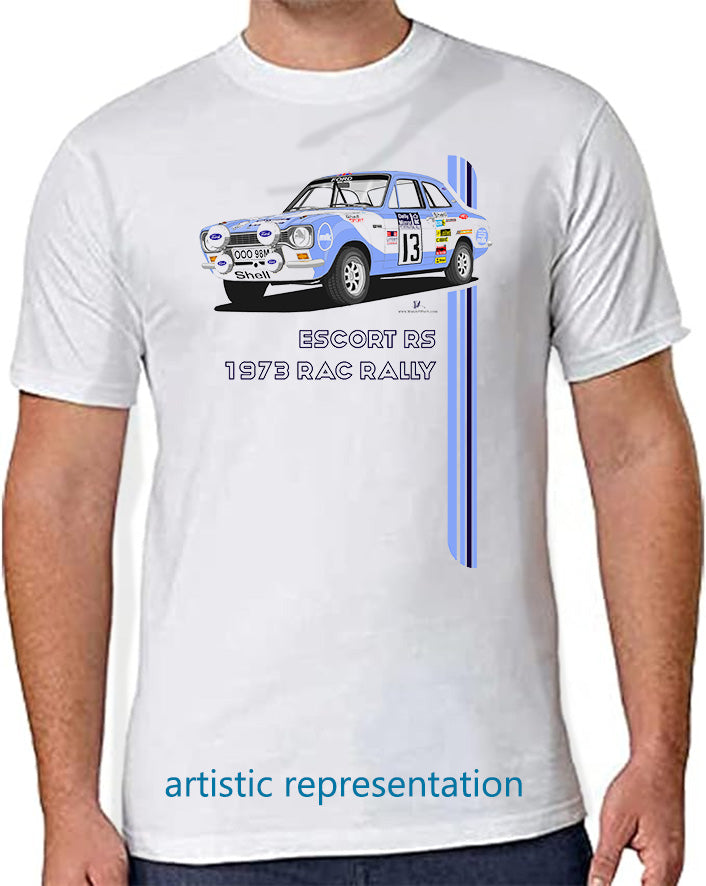 Ford Escort Mk1 1973 RAC Rally T Shirt