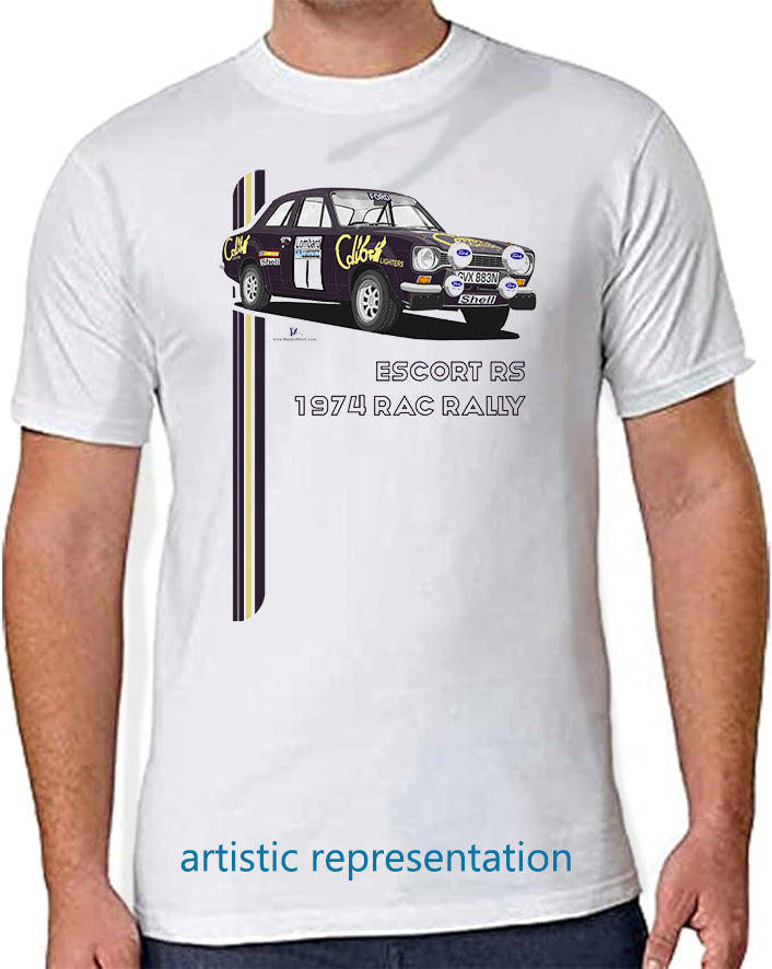 Ford Escort Mk1 1974 RAC Rally T Shirt