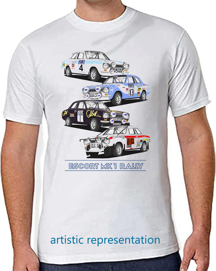 Ford Escort Mk1 Rally T Shirt