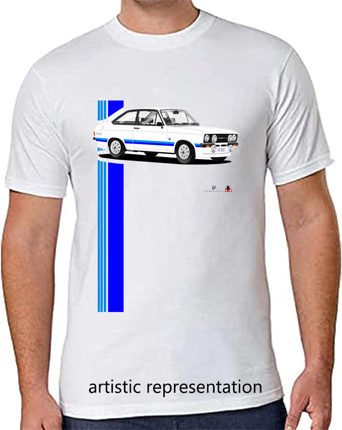Ford Escort Mk2 RS1800 White T Shirt