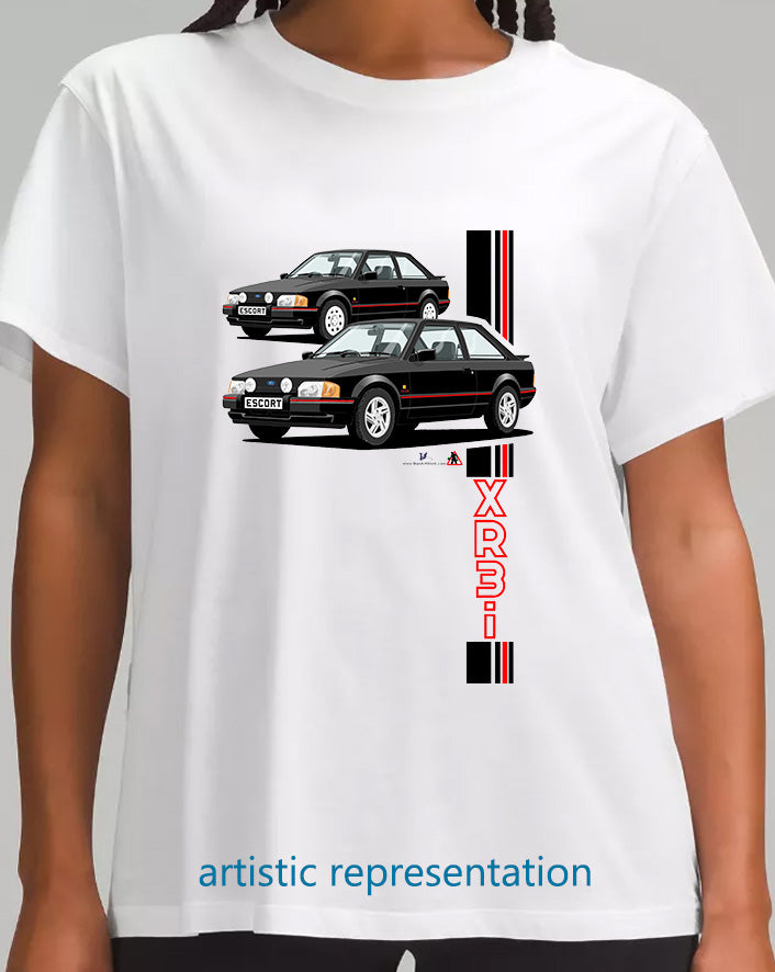 Ford Escort Mk4 XR3i in 88 Spec Black T Shirt