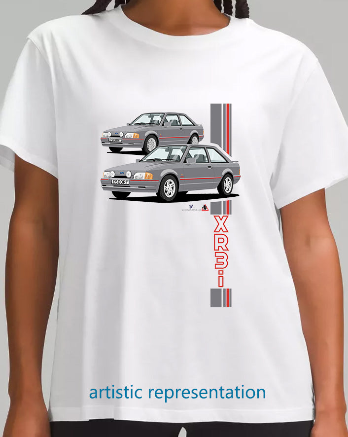 Ford Escort Mk4 XR3i in Silver Gray T Shirt