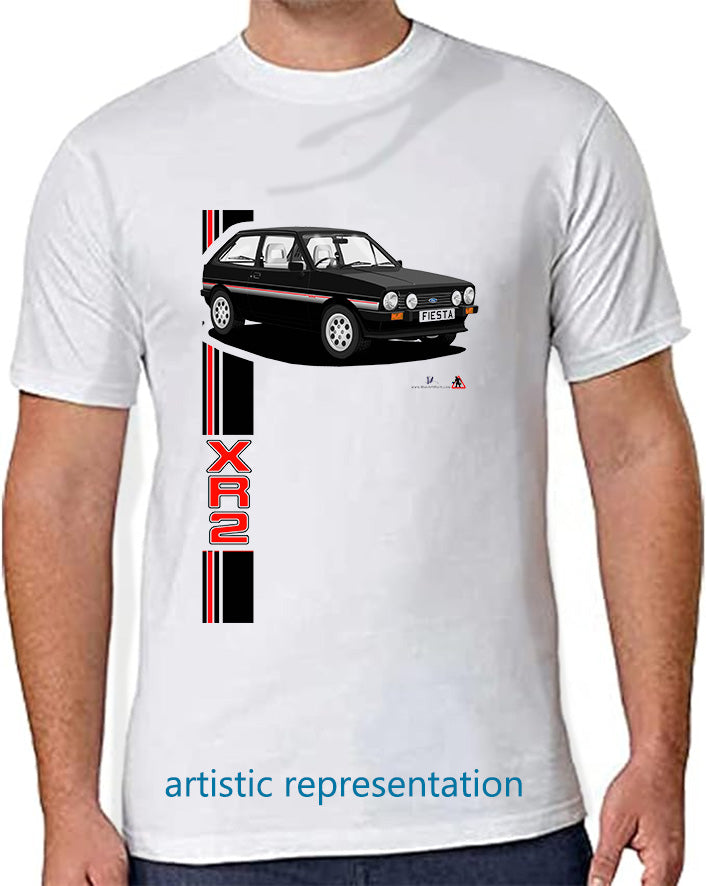 Ford Fiesta Mk1 XR2 in Black T Shirt
