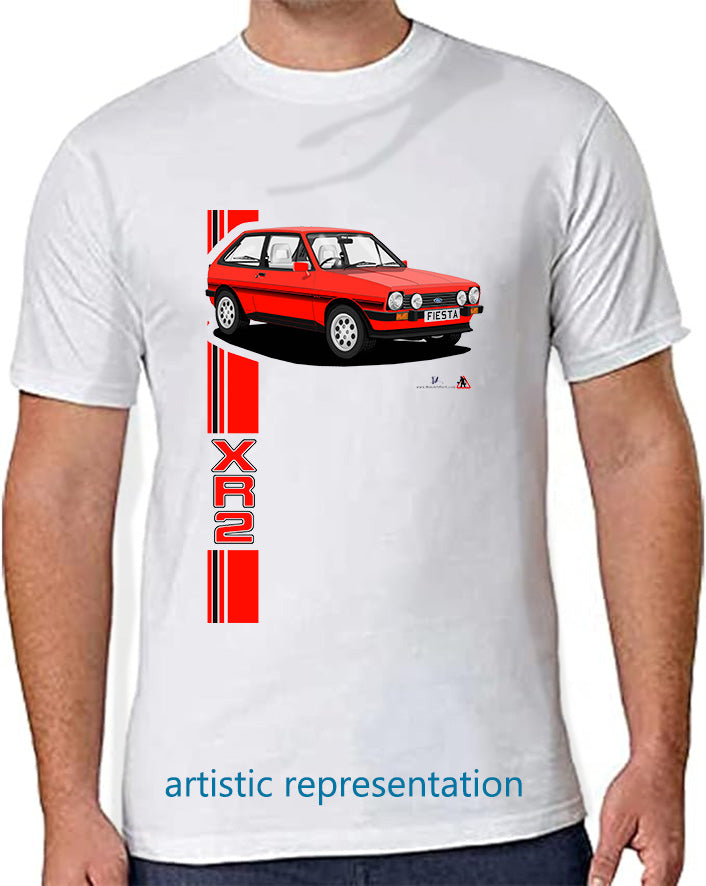 Ford Fiesta Mk1 XR2 in Red T Shirt