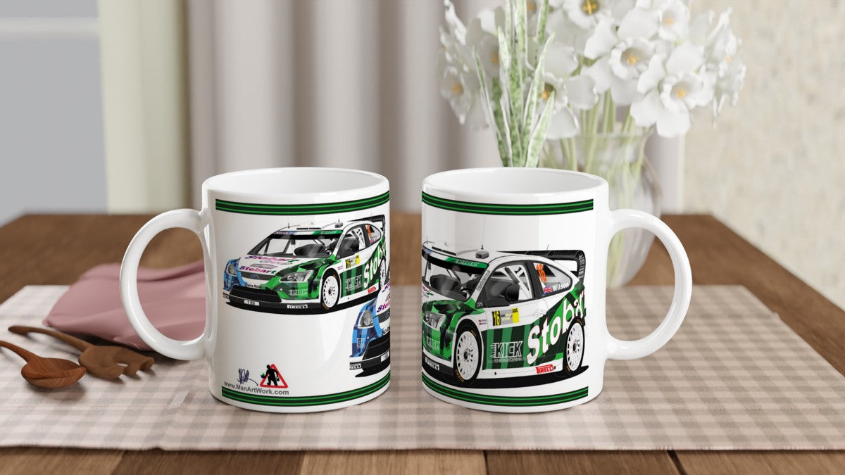 Ford Focus Stobbart Rally Car Mug