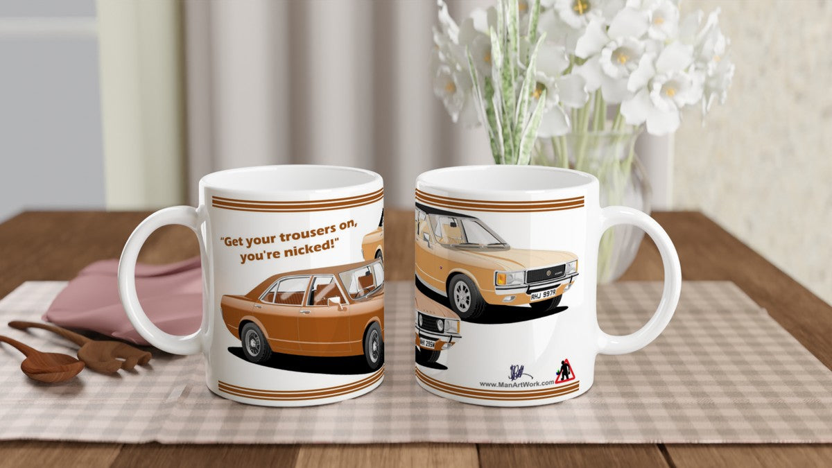 Ford Granada Sweeney Art Car Mug
