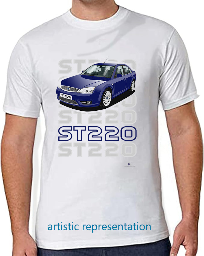 Ford Mondeo MK3 ST220 Hatchback in Blue T Shirt