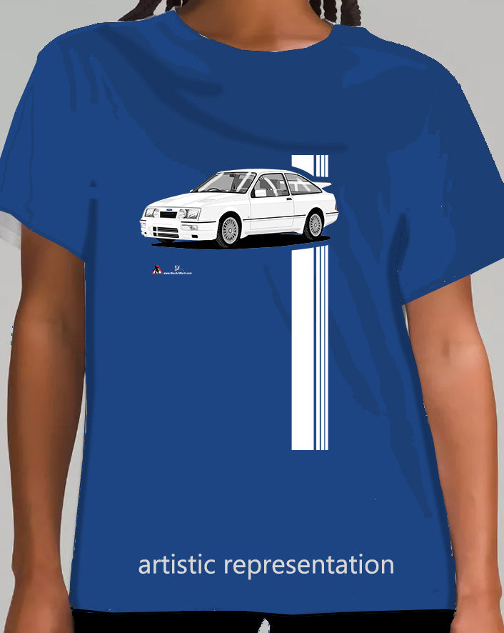 Ford Sierra RS Cosworth in White T Shirt