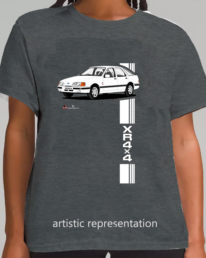 Ford Sierra XR4x4 in White T Shirt