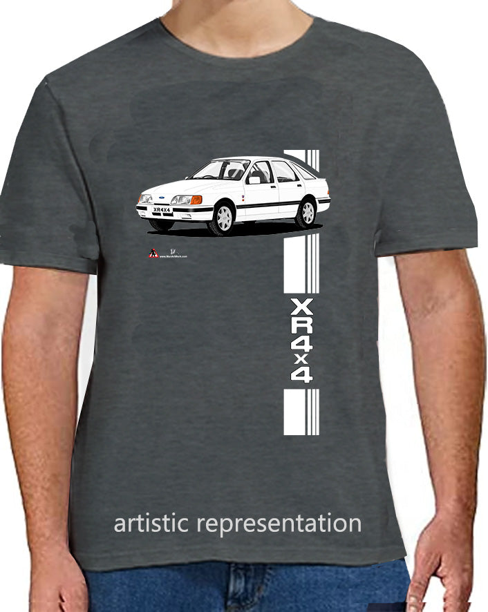 Ford Sierra XR4x4 in White T Shirt