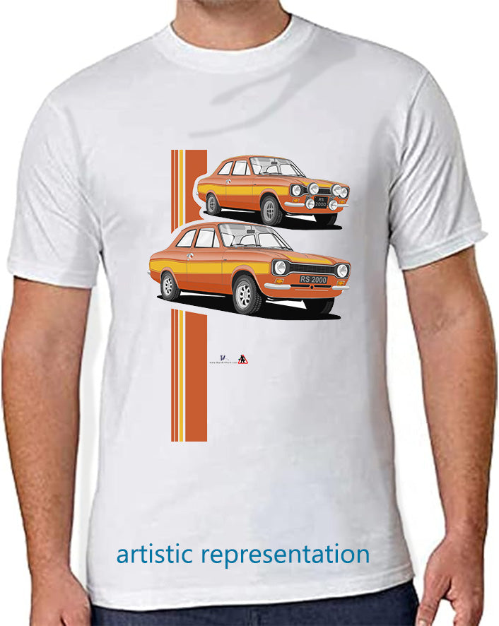 Ford Escort Mk1 RS2000 in Orange T Shirt