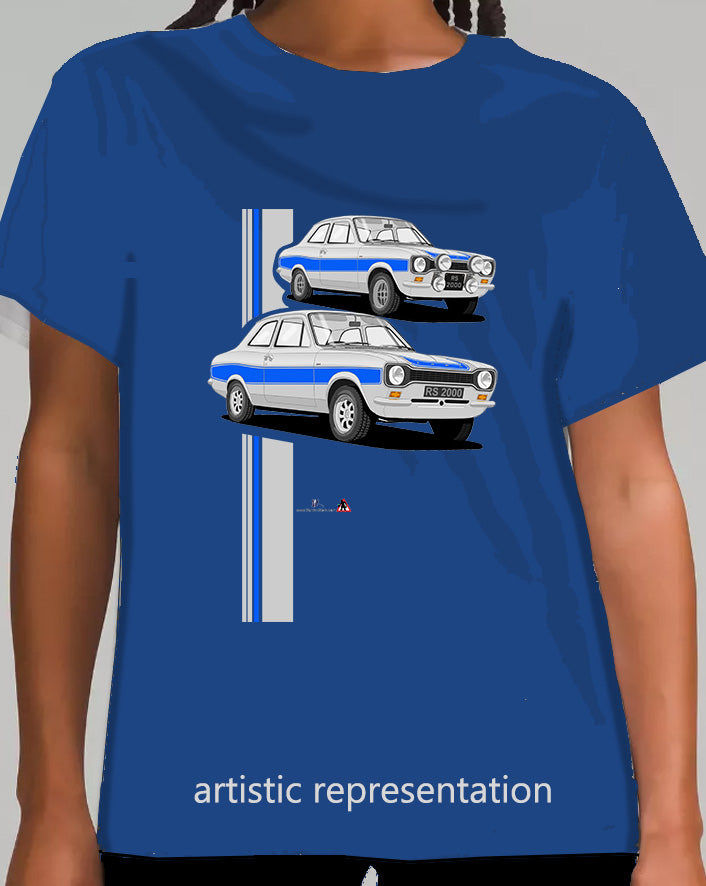 Ford Escort Mk1 RS2000 in Silver T Shirt