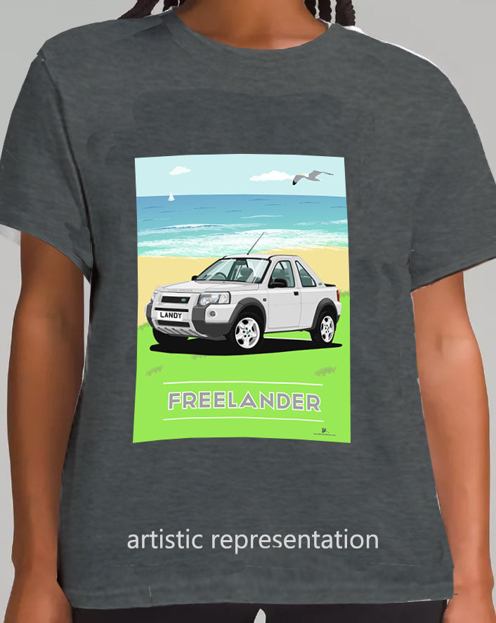 Land Rover Freelander 1 (facelift) 3 Door in Silver Art T Shirt