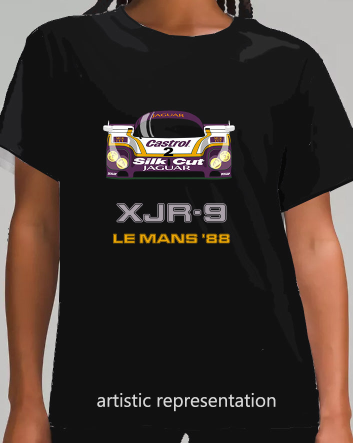 Jaguar XJR-9 1988 Le Mans Silk Cut Art T Shirt