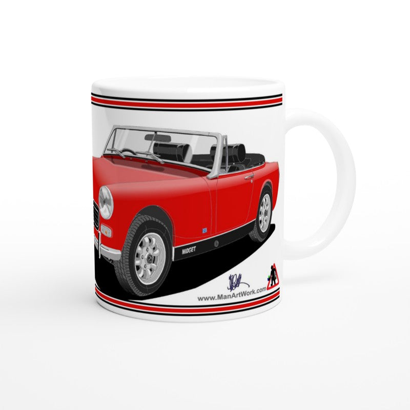 MG Midget Mk3 in Red Art Mug
