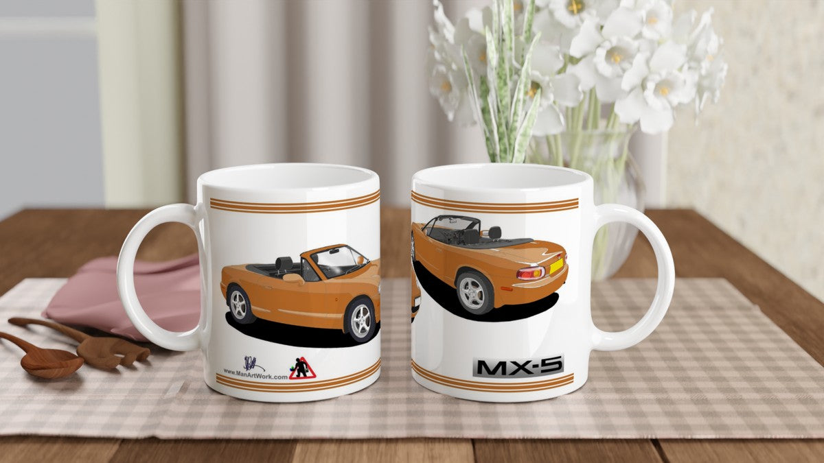 Mazda MX-5 Series 2 in Bronze Art Mug