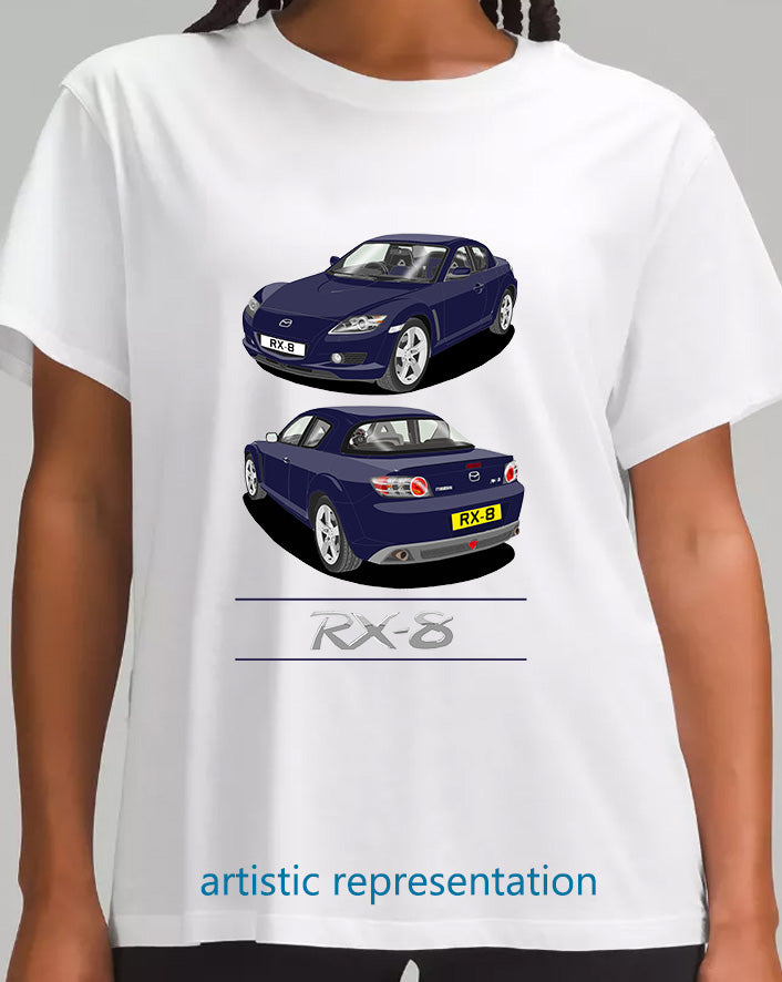 Mazda RX-8 in Blue Art T Shirt