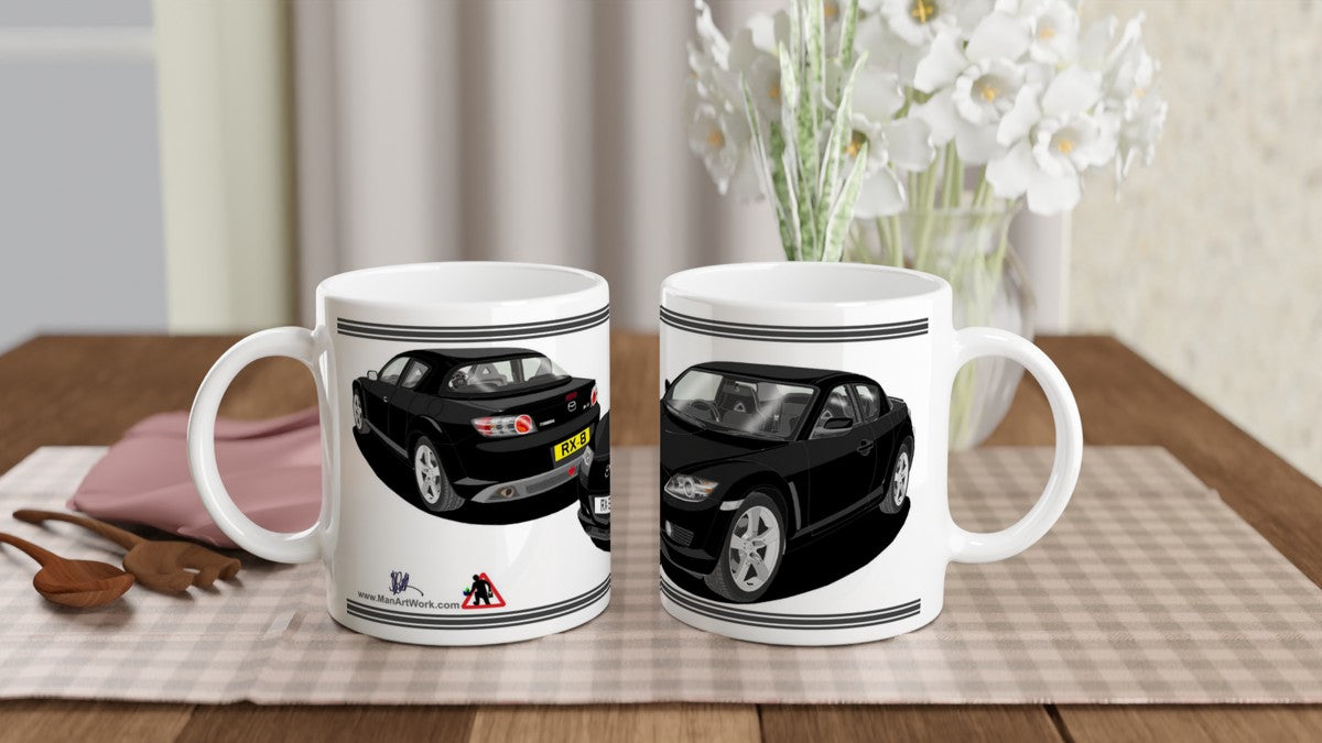 Mazda RX-8 Art Mug in Black