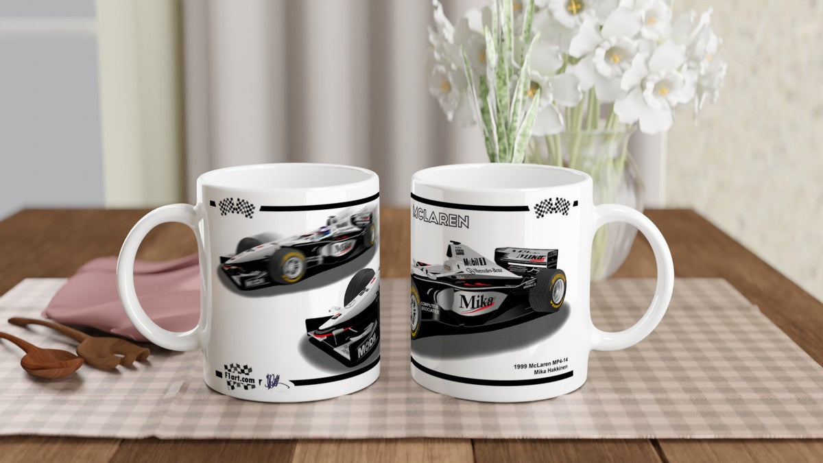 McLaren MP4-14 Motor Racing F1 Art Mug