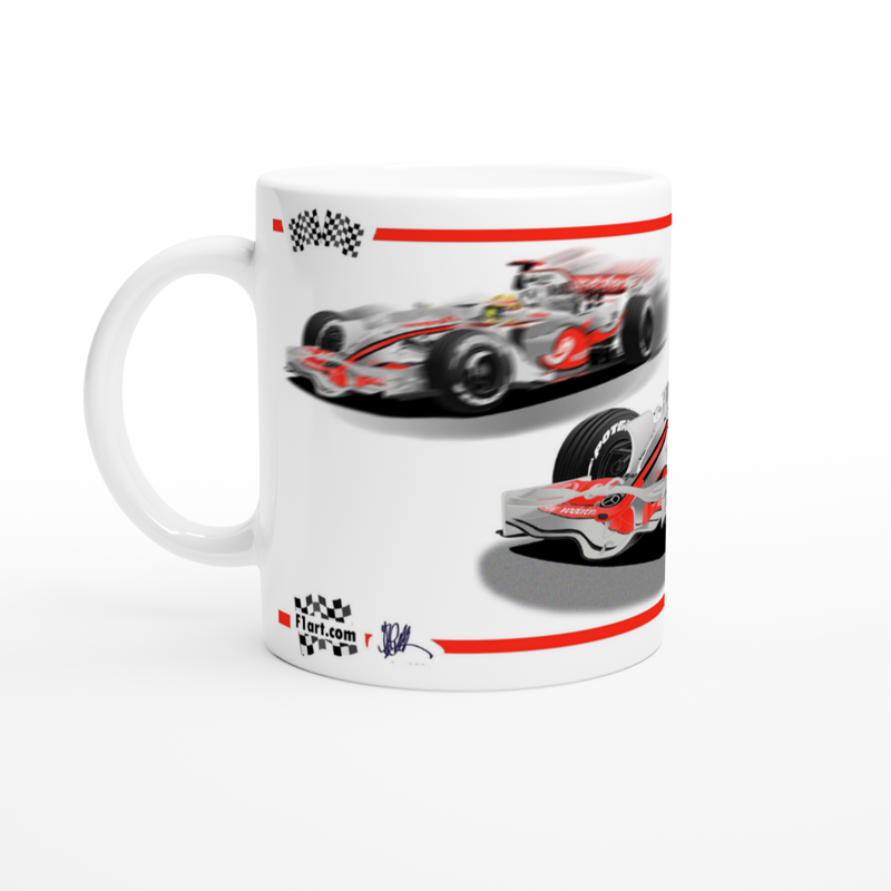 McLaren MP4-23 Motor Racing F1 Art Mug