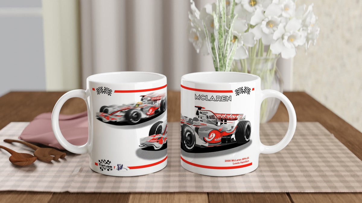 McLaren MP4-23 Motor Racing F1 Art Mug