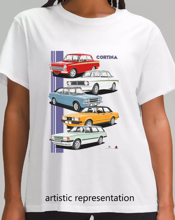 Ford Cortina Art T Shirt
