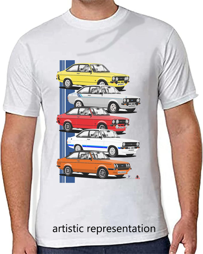Ford Escort Mk2 Art T Shirt